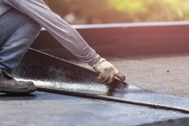 Professional Exterior Waterproofing technician working in Columbia, MD